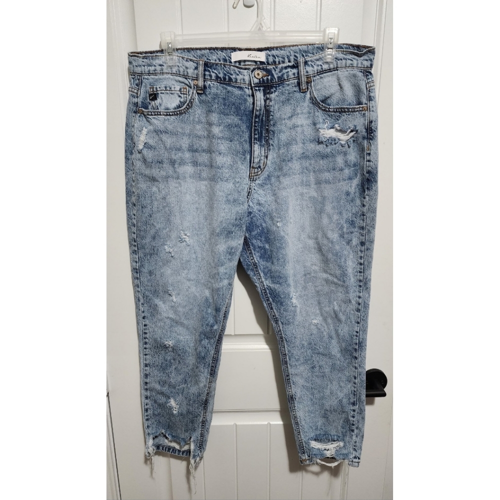Kancan jeans XL mom jeans ultra high rise Harvey distressed